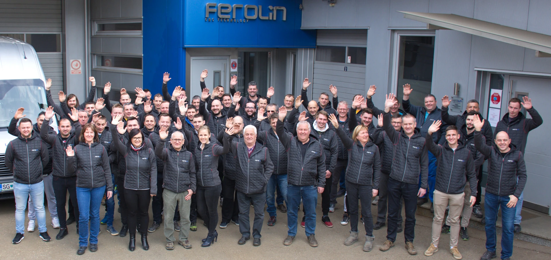 Team des Unternehmens FEROLIN - Maschinenbau und CNC-Metallbearbeitung